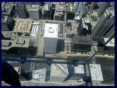 Views from Sears Tower 81 - Skydeck Ledge